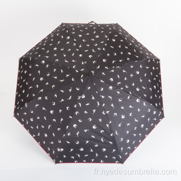 Cadeau de parapluie pliable manuel pour femmes de qualité supérieure